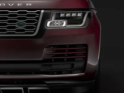 Range Rover HSE Td6 L405 2018 3D model