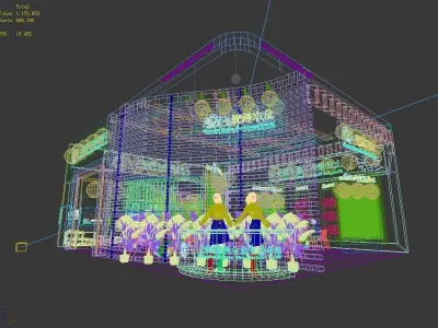 Exhibition - Area - 12X9-3DMAX2009-03 3D model