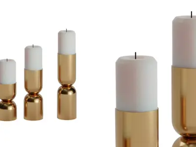 Ricardo Candlesticks 3D model