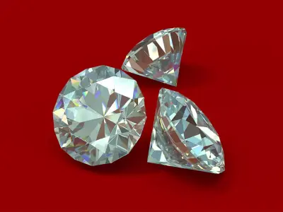 Well cut Diamond  Texture