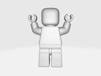 LEGO Gingerbread Man Holiday Mini Figure Christmas Cookie  3D print model