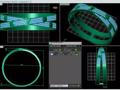 Brand Brand Bangle 3D print model