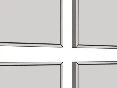 6 Abstract Frames Set 008 3D model