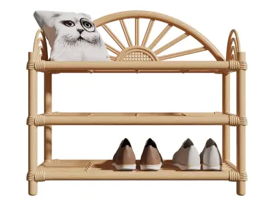 Joy Sunrise Shoes And Storage Rack 3D model