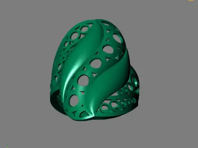 Women Plain Ring Ready STL Models Womens Ring 3d models 3D print model 7
