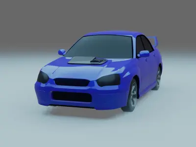 Subaru Impreza WRX STi 2004 3D model