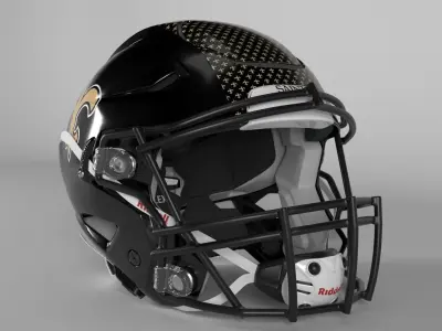 NEW ORLEANS SAINTS Helmet Football NFC SOUTH PBR updated 2025 3D model