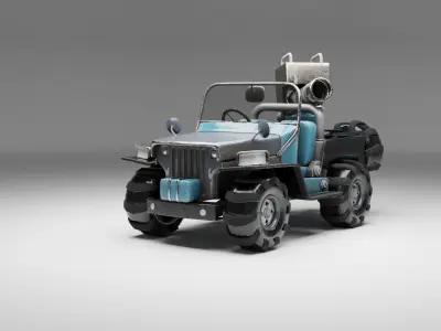 Old Jeep  3D model