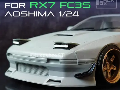 BODYKIT For RX7 FC3 Aoshima 1-24th modelkit 3D print model