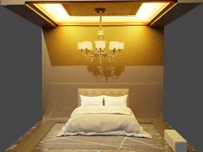 modern room 3D model