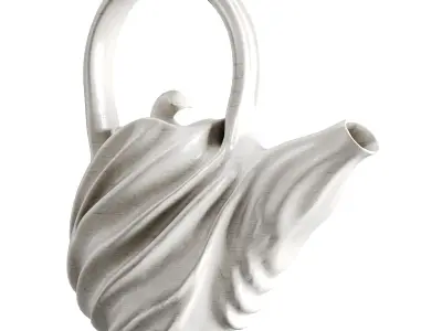 Teapot Low-poly 3D model