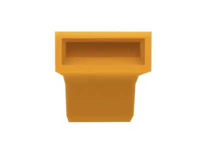 Plastic Whistle - Hand Painted 3D model