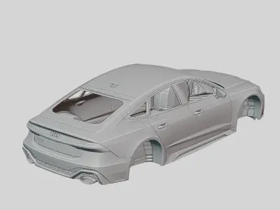 Audi RS7 Sportback 2020 Printable Body 3D print model