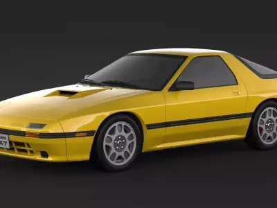 Mazda RX-7 FC3S S4 3D model