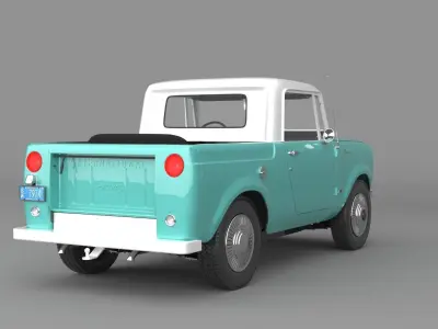 1967 International Harvester Scout 800 Pickup 3D model
