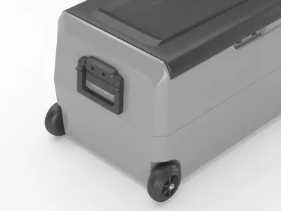 VEVOR Portable Car Freezer-36L Portable Refrigerator Freezer Low-poly 3D model