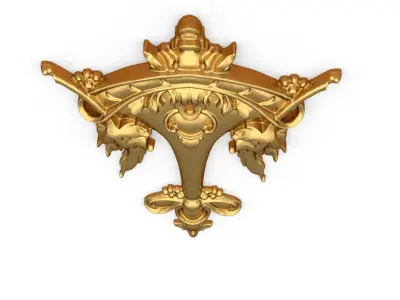 Classic carved decor ornament 511 3D print model
