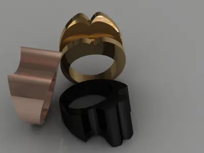 Shape ring Free 3D print model