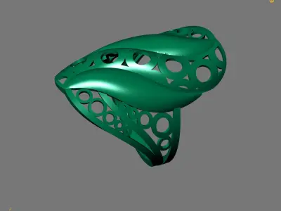 Women Plain Ring Ready STL Models Womens Ring 3d models 3D print model 7