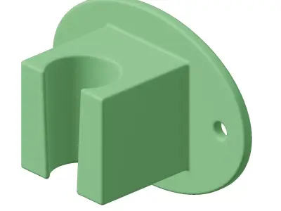 Plastic Bath Faucet Holder 3D model