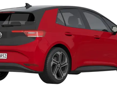 Volkswagen ID3 GTX 2024 3D model