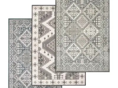 Rug Set 1399 3D model