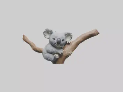 Babykoala Model 1 Low-poly 3D model