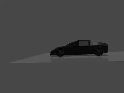 Lowpoly Racing Car Low-poly 3D model