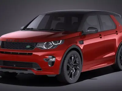 Land Rover Discovery Sport Dynamic 2017 VRAY 3D model