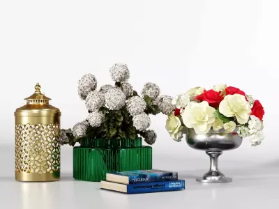 Flowe bouquets 03 3D model