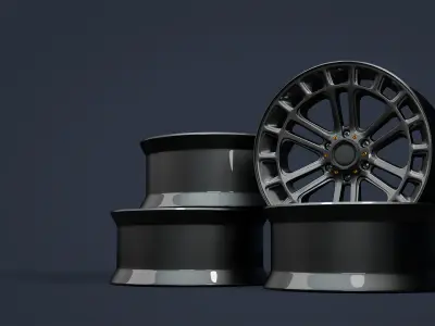 Truck Wheel Rim 3D model