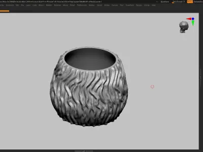 vase 3d print 512  3D print model