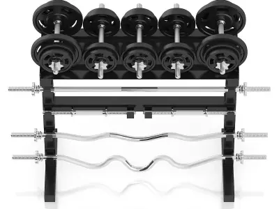 Weight Rack 1 3D model