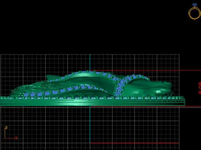 Horse Pendant Silver Gold Platinum Luxury Jewelry 3DM model 3D print model