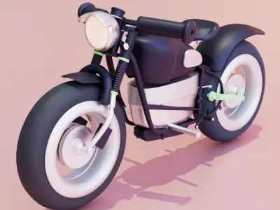 Motorcycle 3D model by yuranjun3
