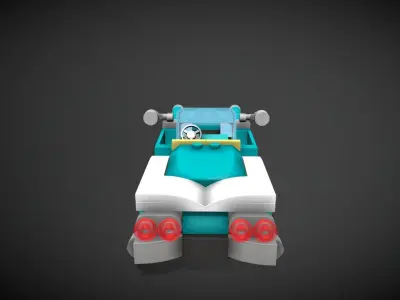 Lego Vintage Car 3D model