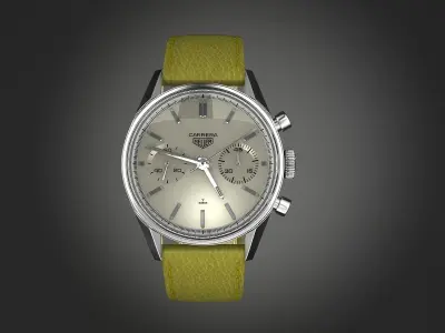 Tag Heuer Carrera 1963 3D model