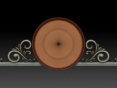 Mirror ornate frame 3D model