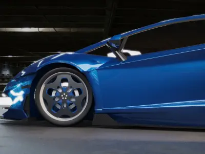 Pneumatic Tire 3D model