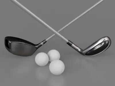 Golf Set 3D model