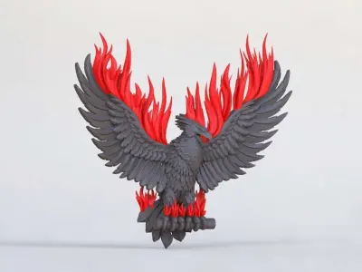 phoenix 3D print model