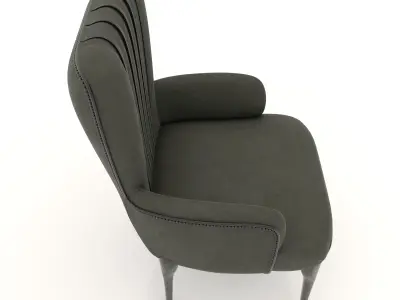 Modern Chair 4 - Epoquesalotti Pantelleria  3D model