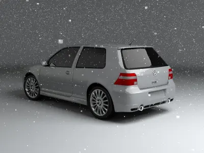 Volkswagen Golf 4 R32 3D model