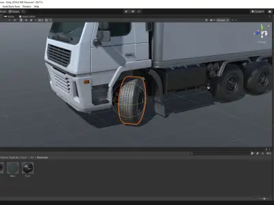 Generic Truck for Unity Low-poly 3D model