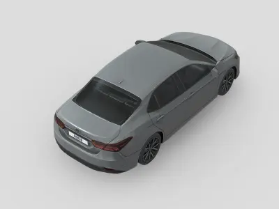 Toyota Camry LE Hybrid 2023 Low-poly 3D model