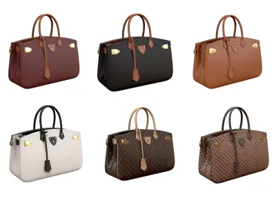 Louis Vuitton bag ALL SET 3D Model Pack