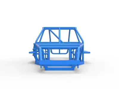 Frame of Australian Super Sedan Scale 1 to 25 3D print model