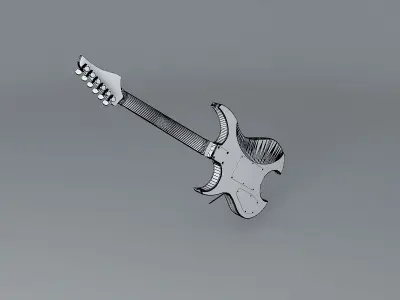 Electric guitar Free 3D model get
