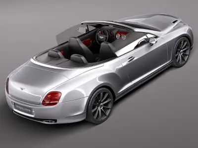 Bentley Continental Supersports Convertible 2011 3D Model 3D model