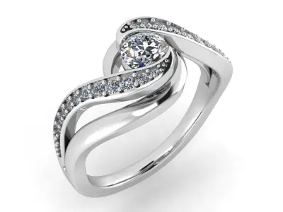  Golden ring 3D model